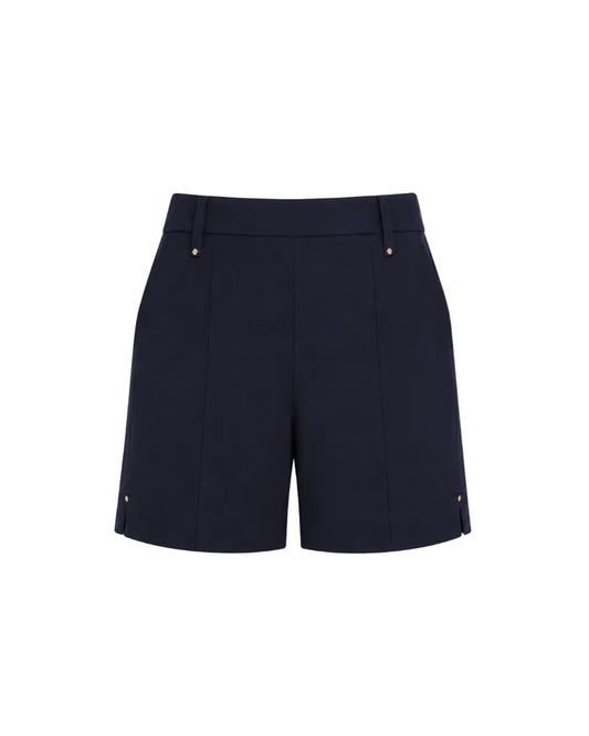 Amanda Stretch Twill Short - True Navy