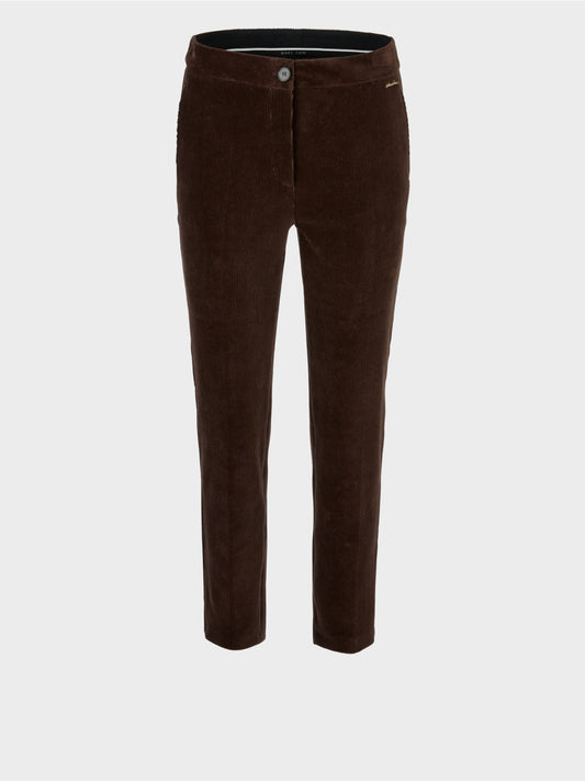 FUSHUN Corduroy Trousers - Dark Wood