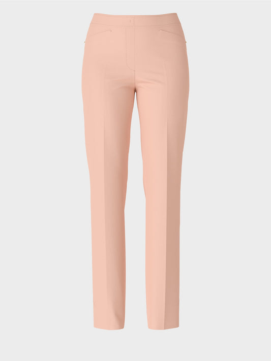 FENDOU Stretch Pants with Crease - Sandy Beige