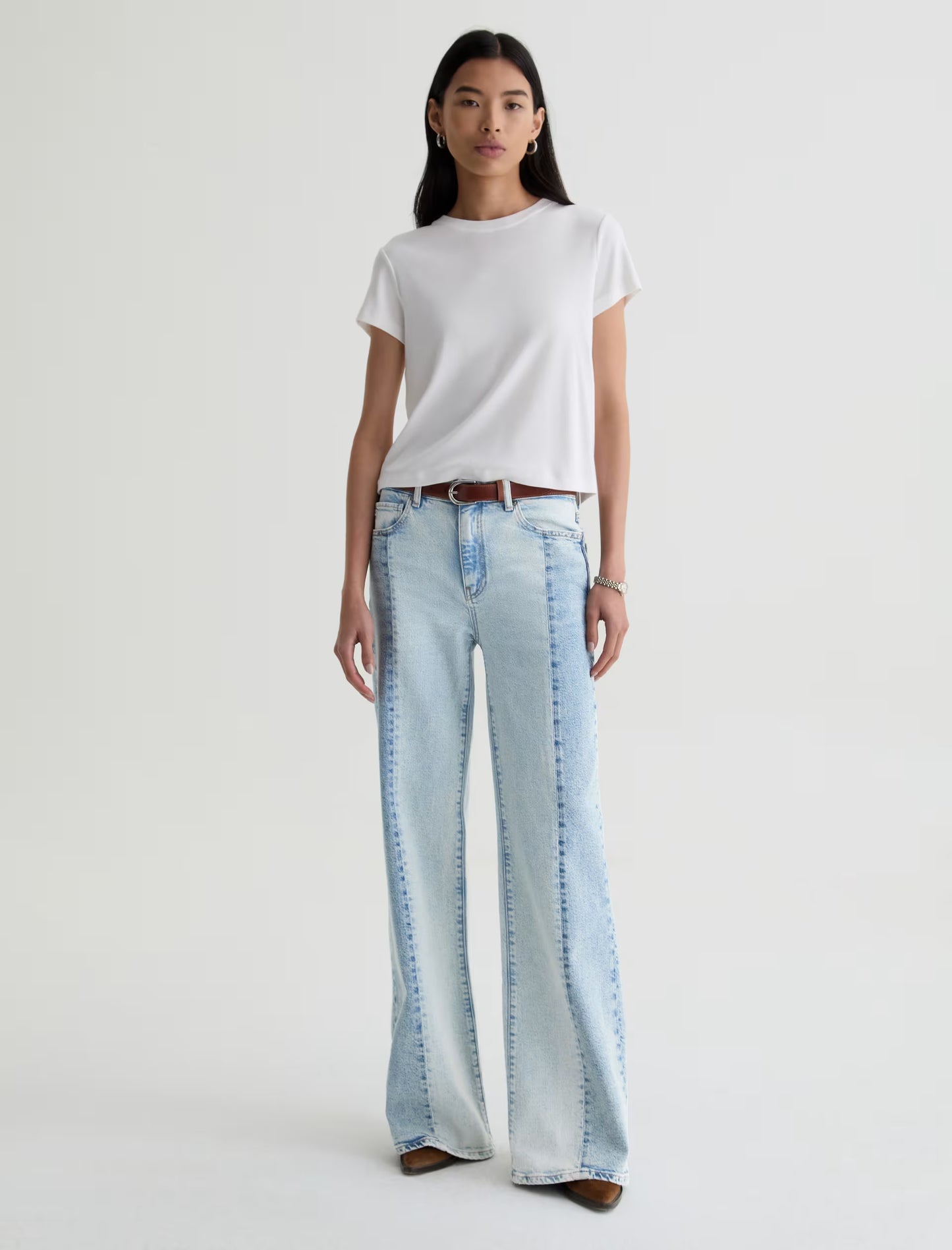 Saige Mid-Rise Wide Leg - Solar Flare
