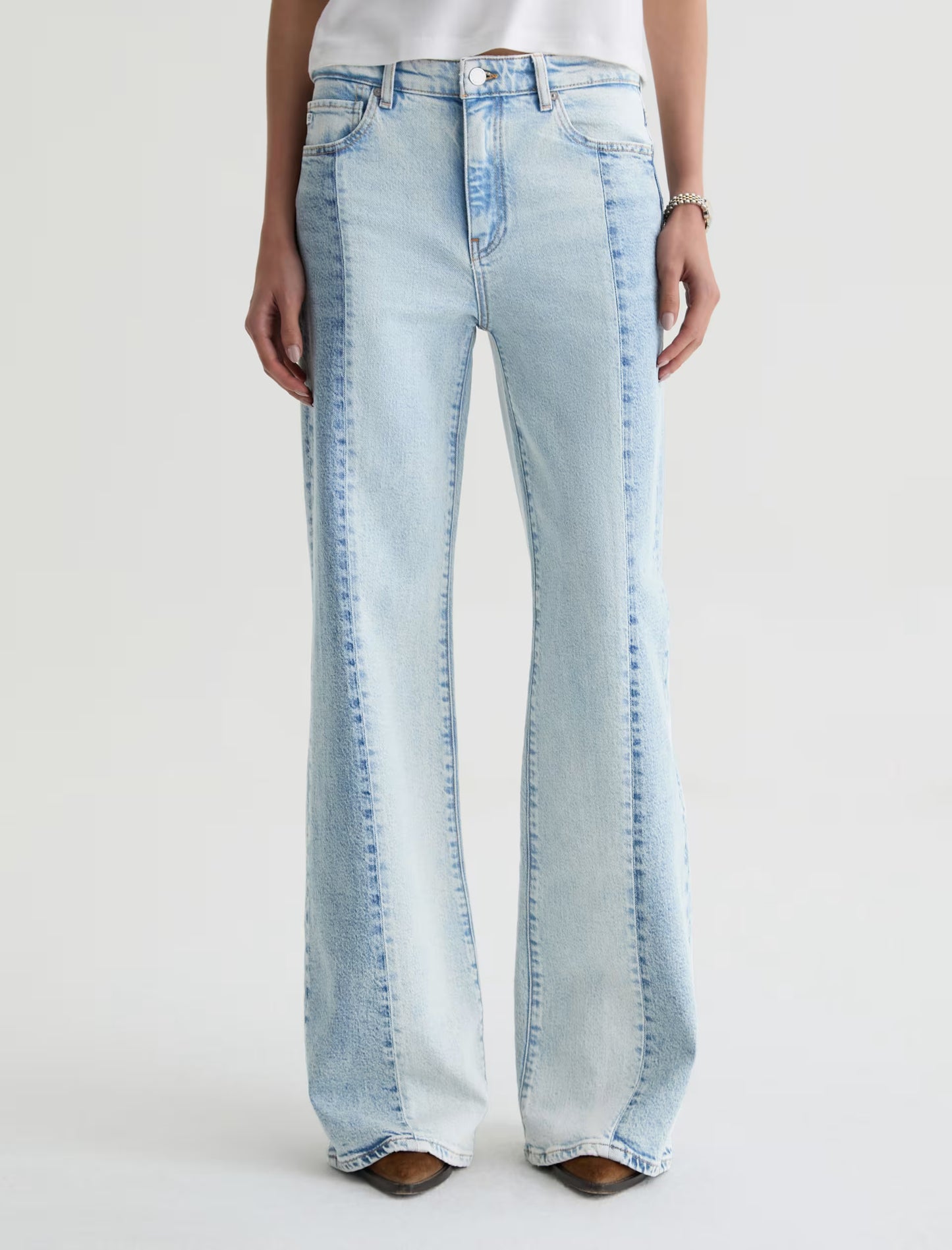 Saige Mid-Rise Wide Leg - Solar Flare