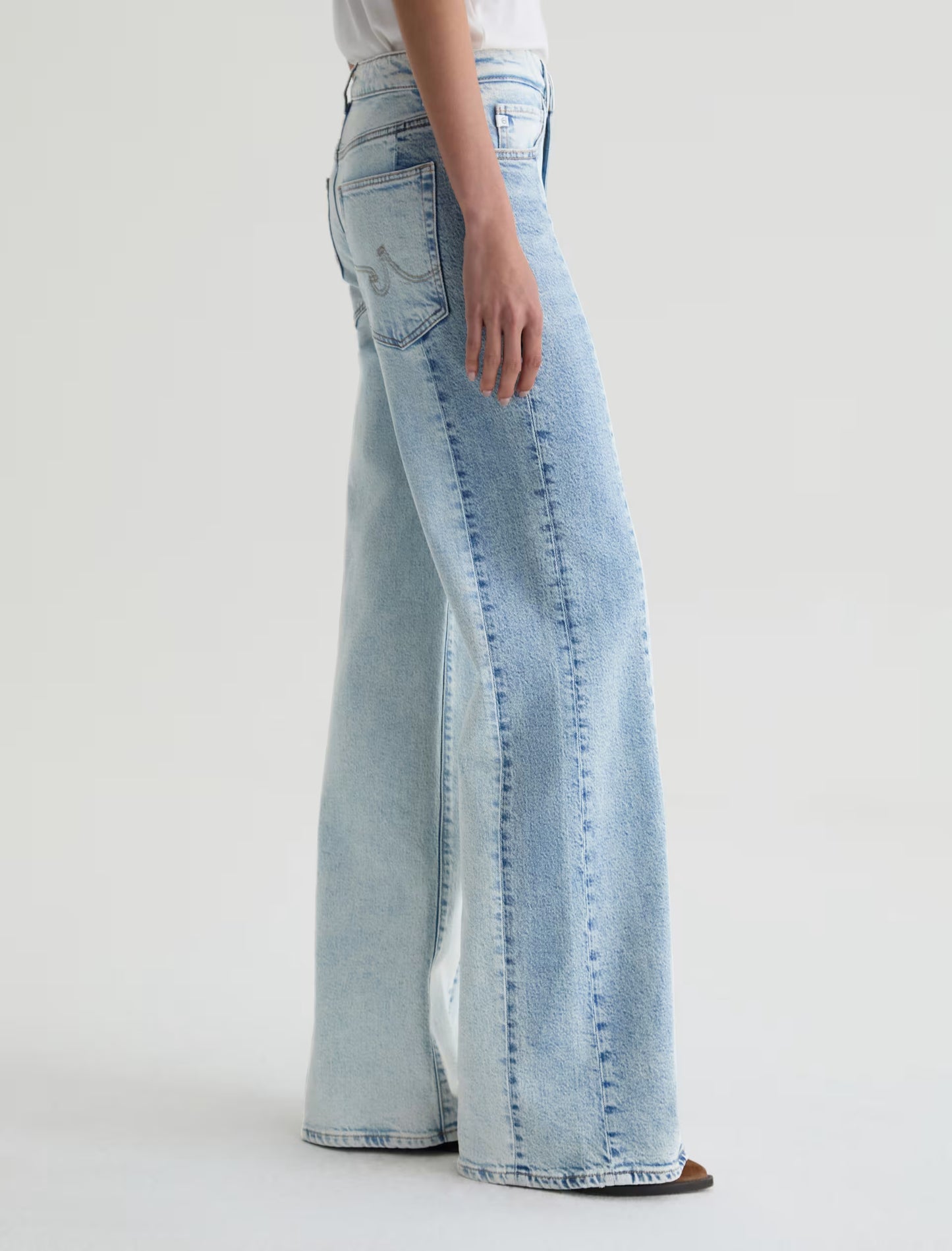 Saige Mid-Rise Wide Leg - Solar Flare