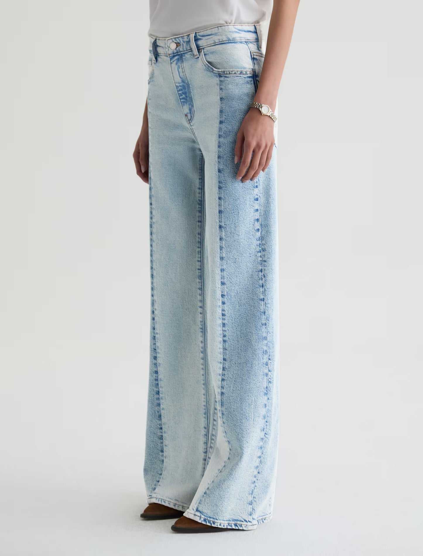 Saige Mid-Rise Wide Leg - Solar Flare
