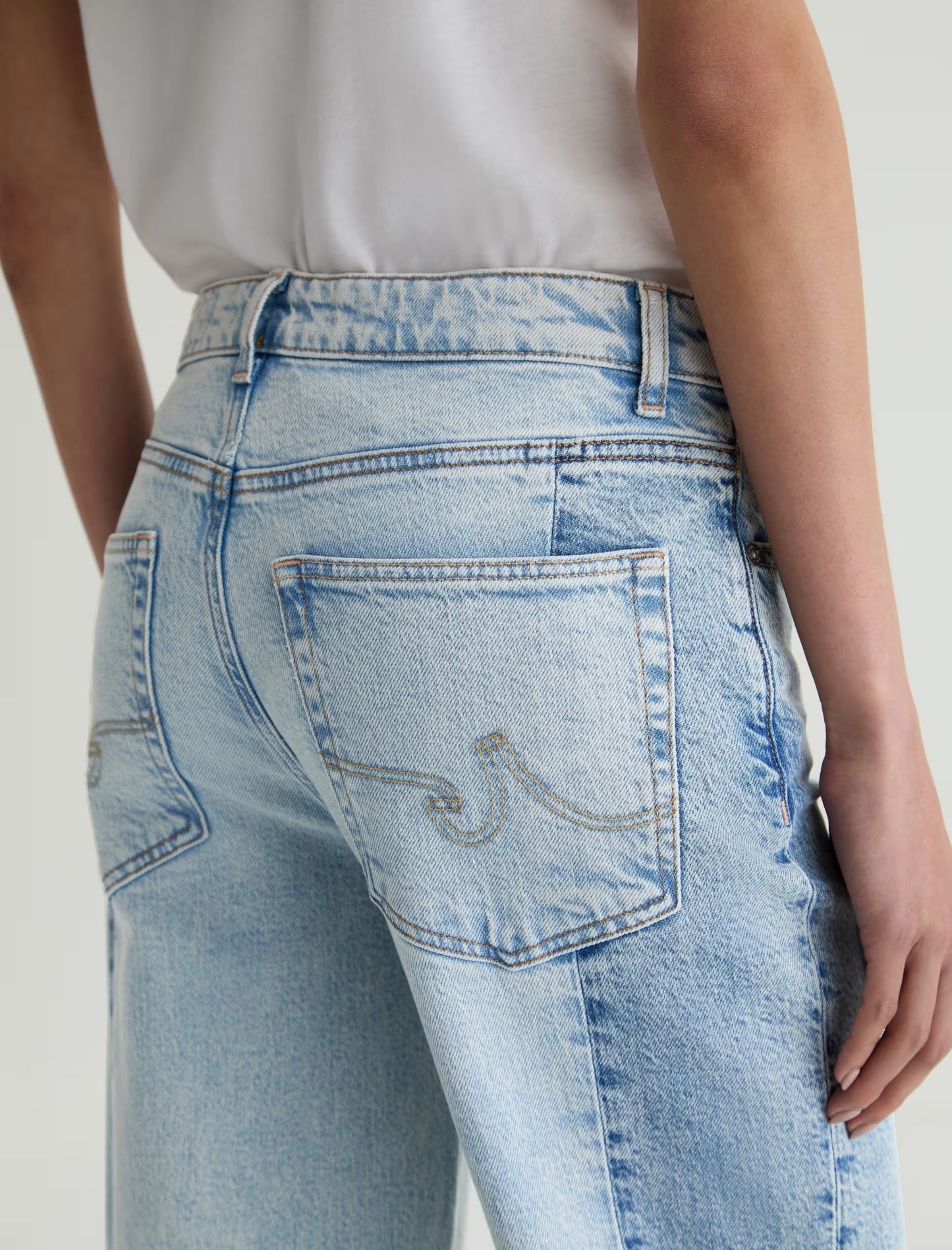 Saige Mid-Rise Wide Leg - Solar Flare