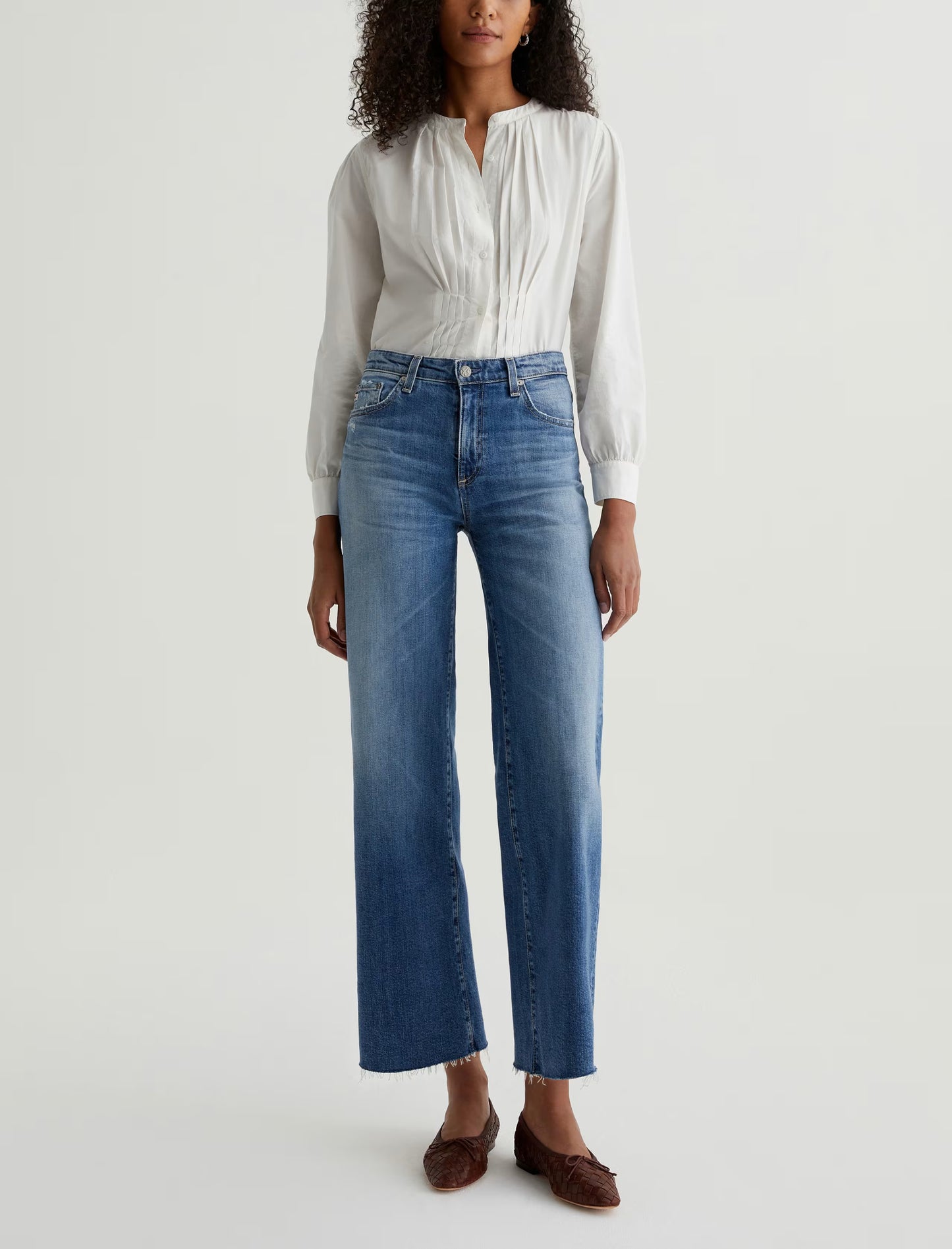 Saige Mid-Rise Wide Leg Crop - 16 Years Postcard