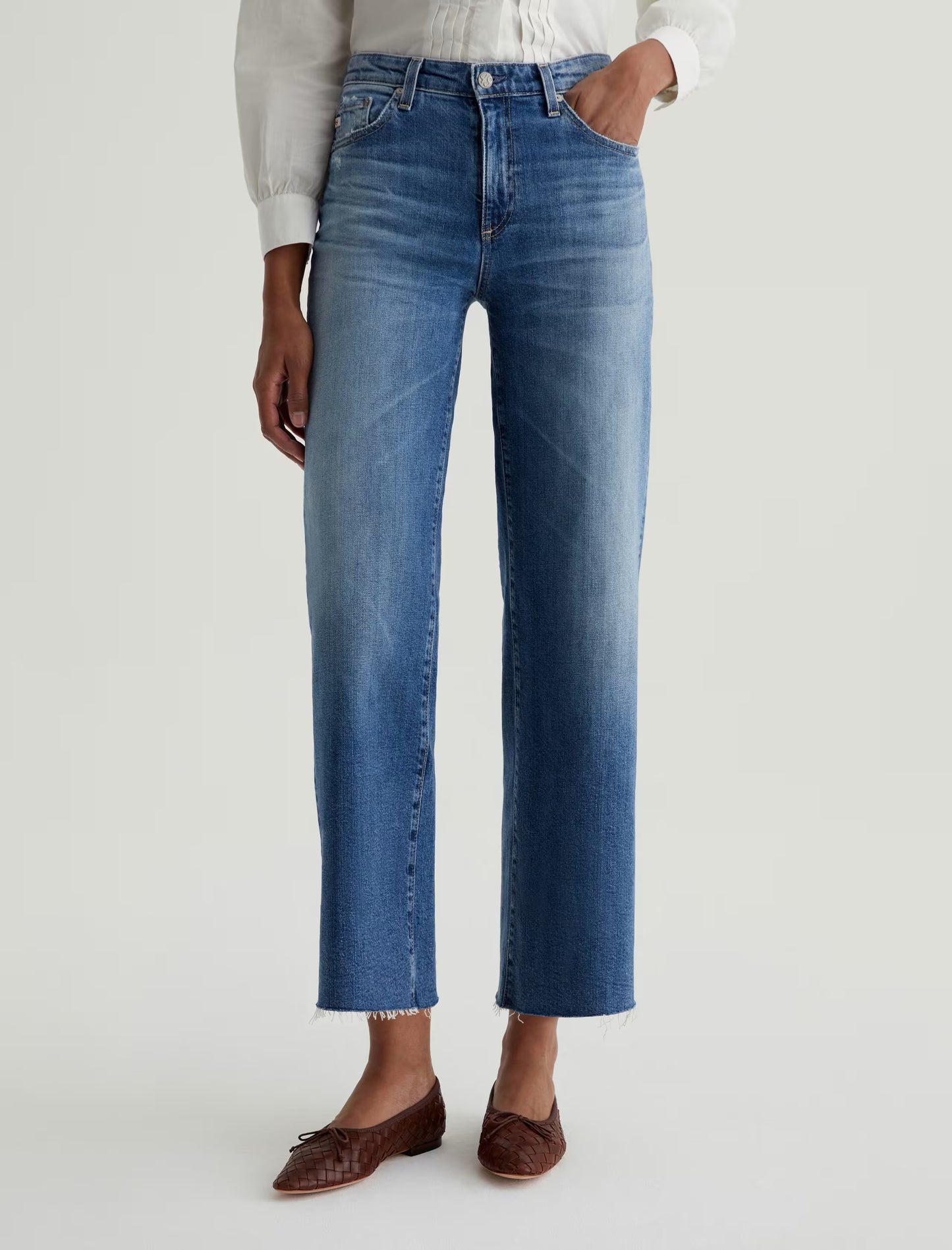Saige Mid-Rise Wide Leg Crop - 16 Years Postcard