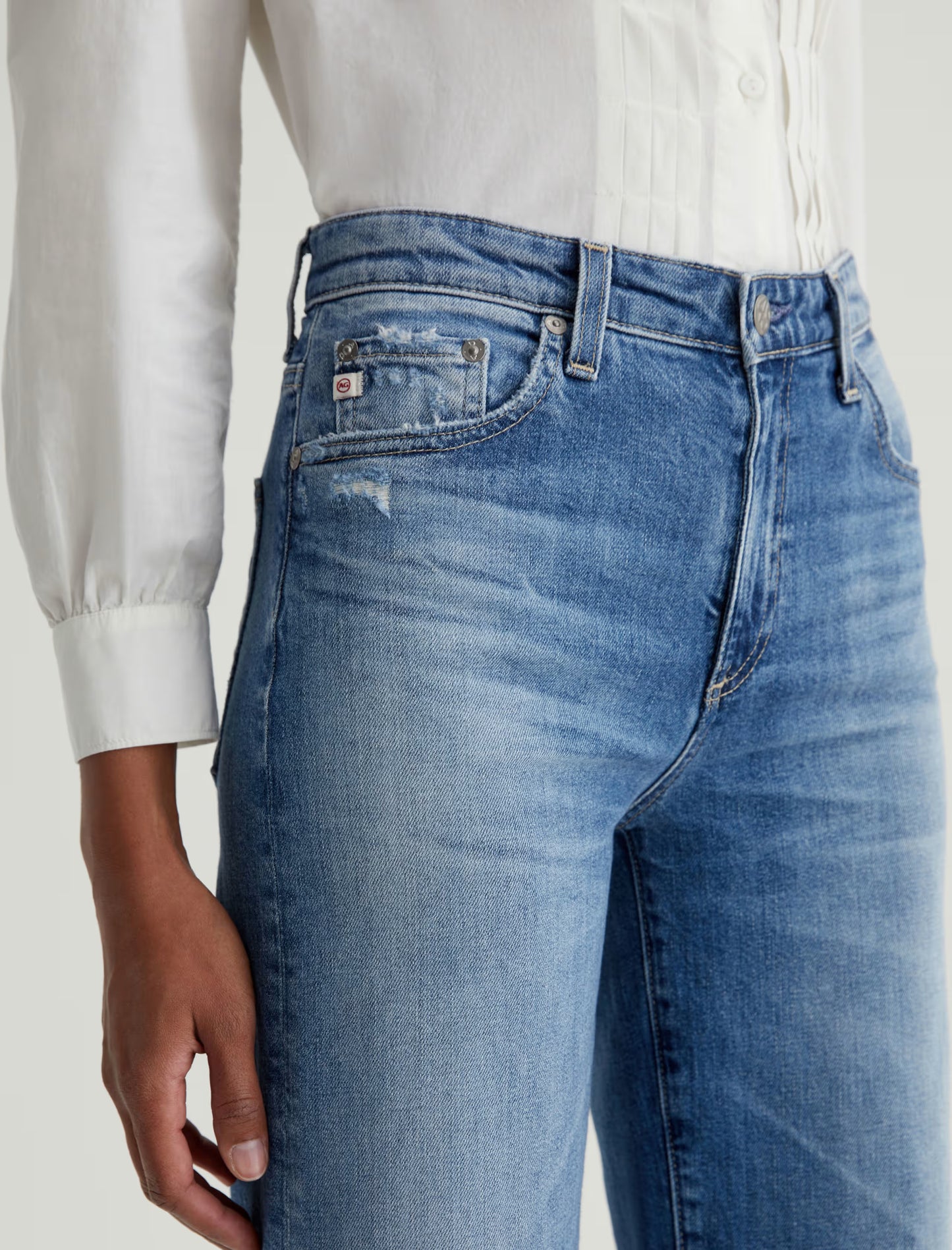 Saige Mid-Rise Wide Leg Crop - 16 Years Postcard