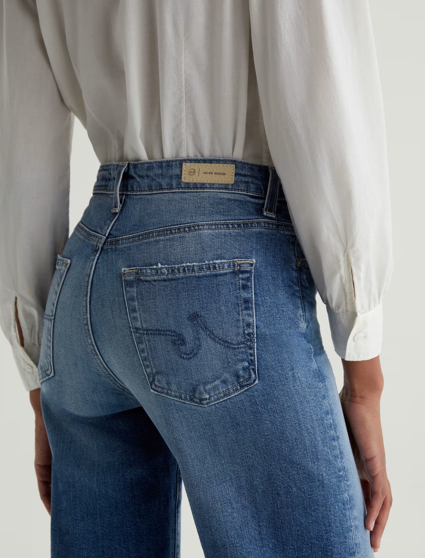 Saige Mid-Rise Wide Leg Crop - 16 Years Postcard