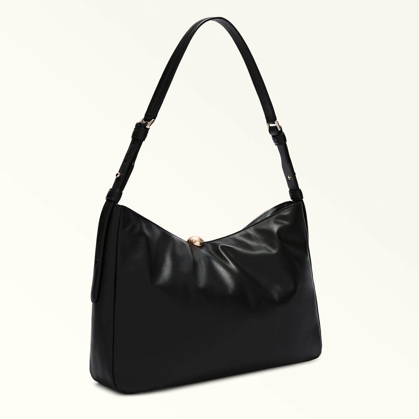 Sfera Soft Shoulder Bag L - Nero