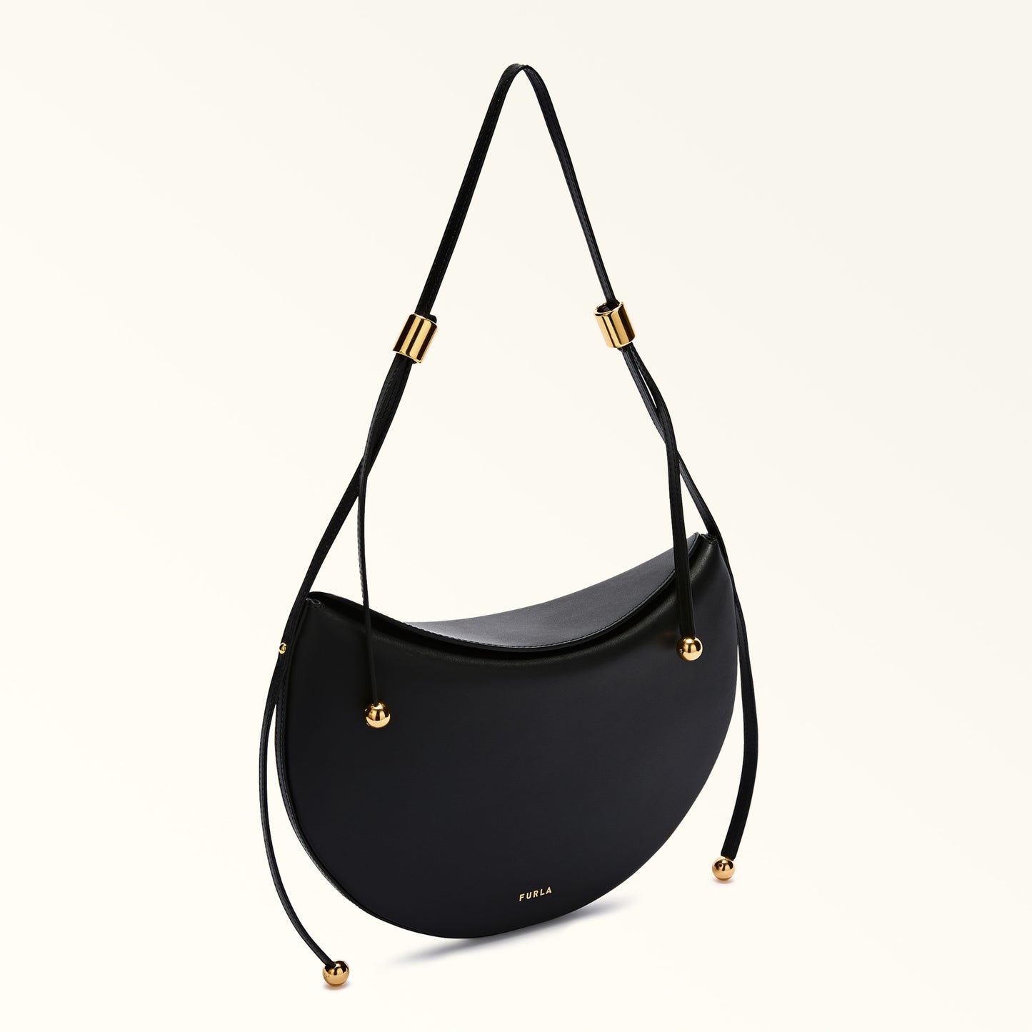 Moonstone Shoulder Bag M - Nero