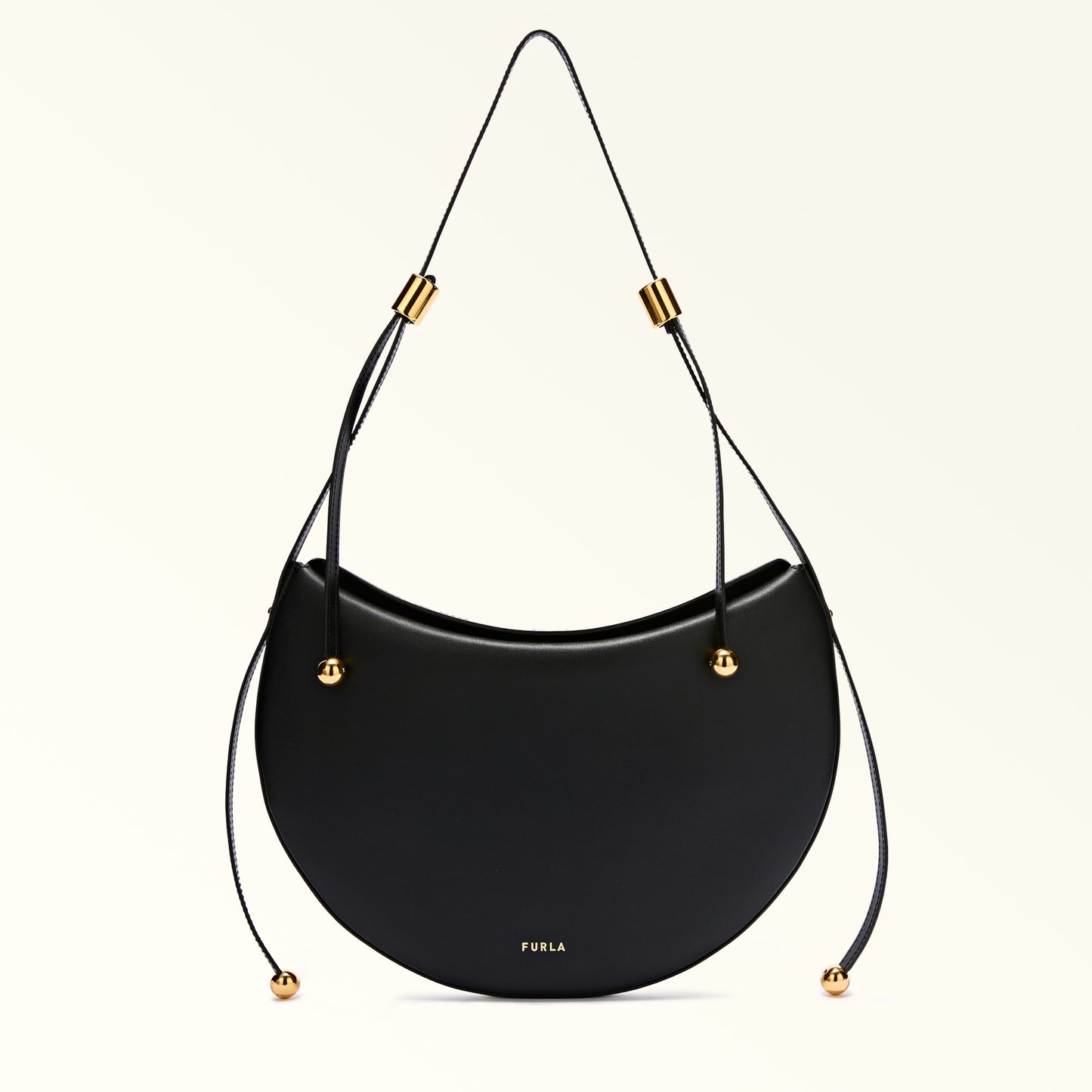 Moonstone Shoulder Bag M - Nero