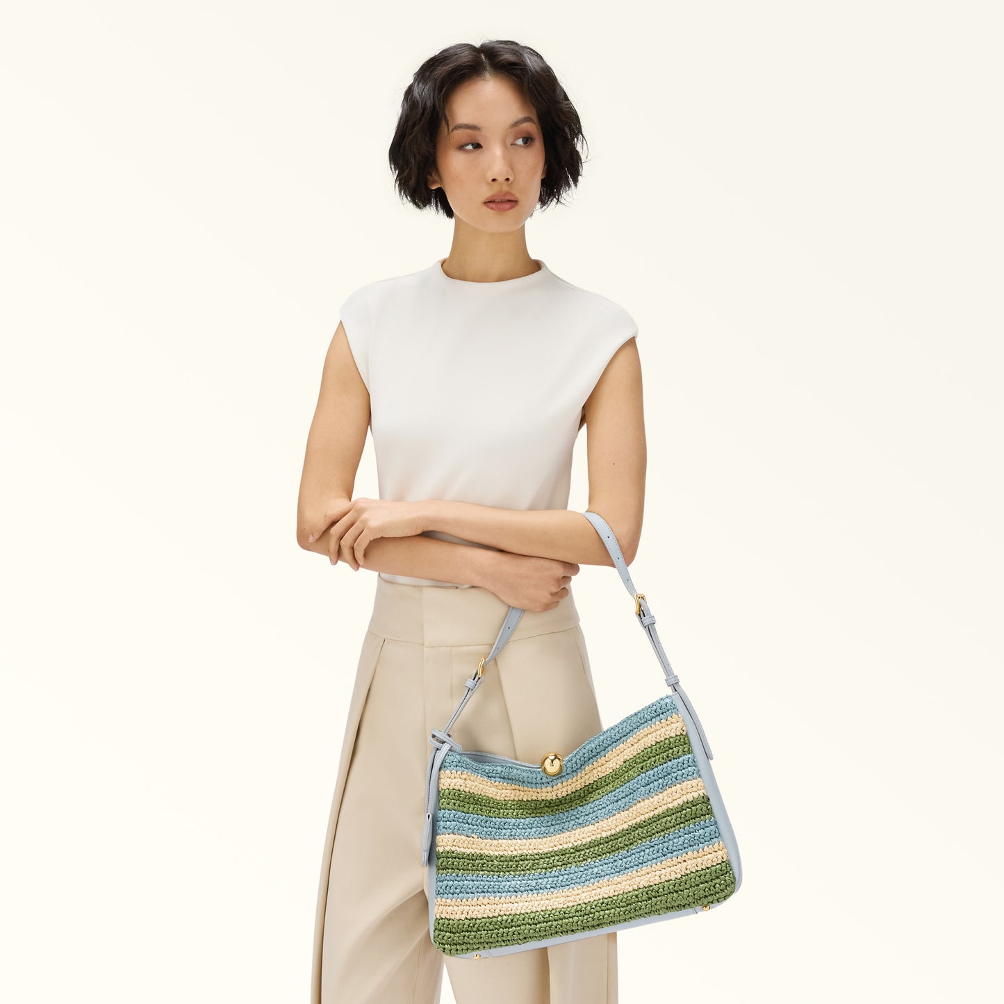 Sfera Soft Shoulder Bag L - Toni Carta Da Zucchero