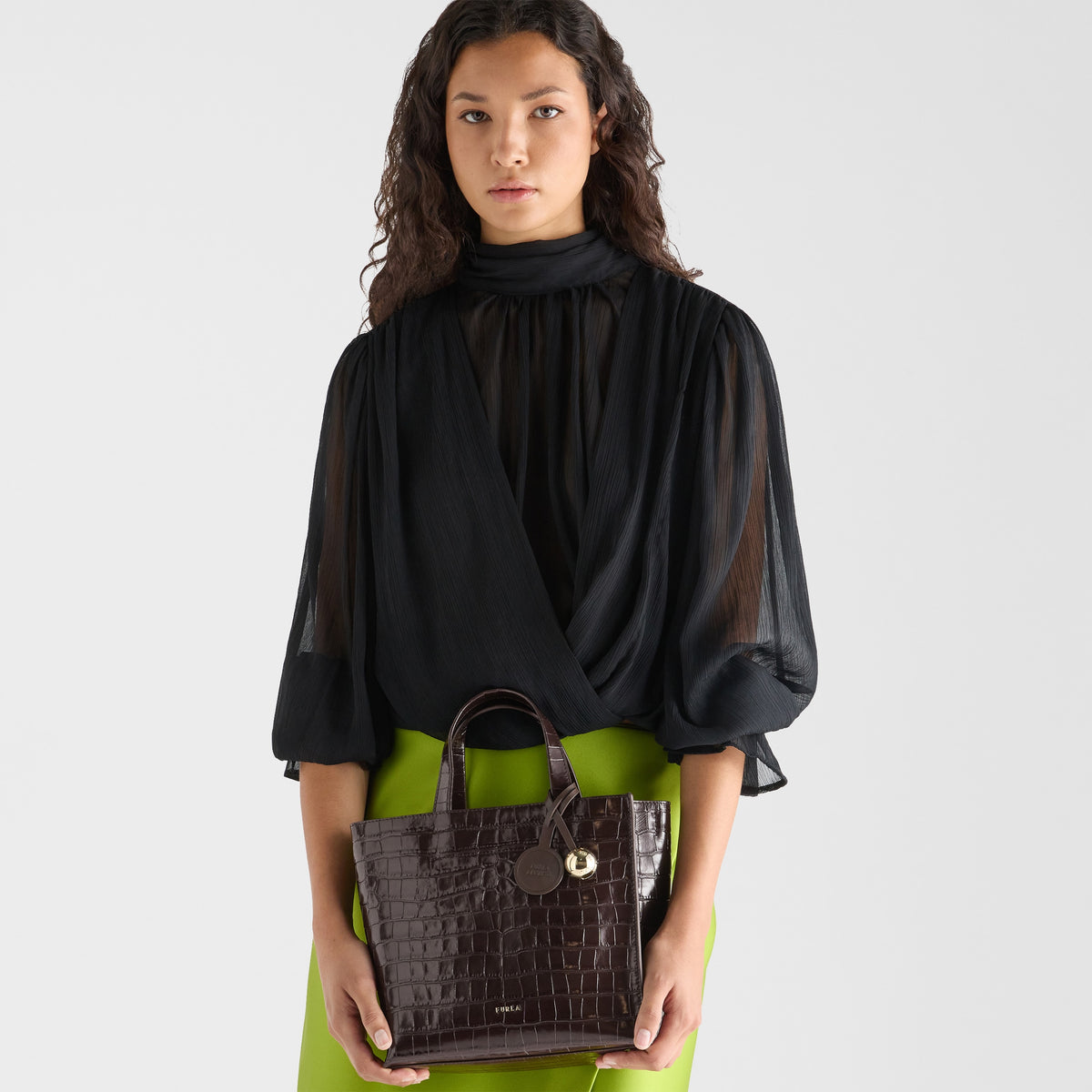 Small Divide It Tote - Cioccolato