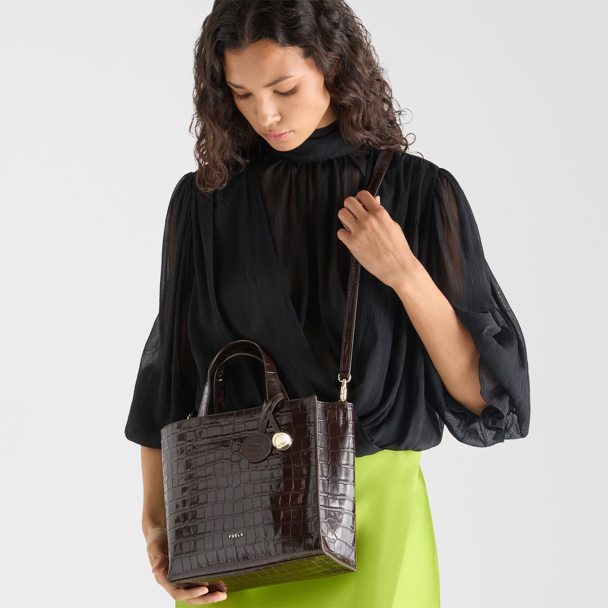 Small Divide It Tote - Cioccolato
