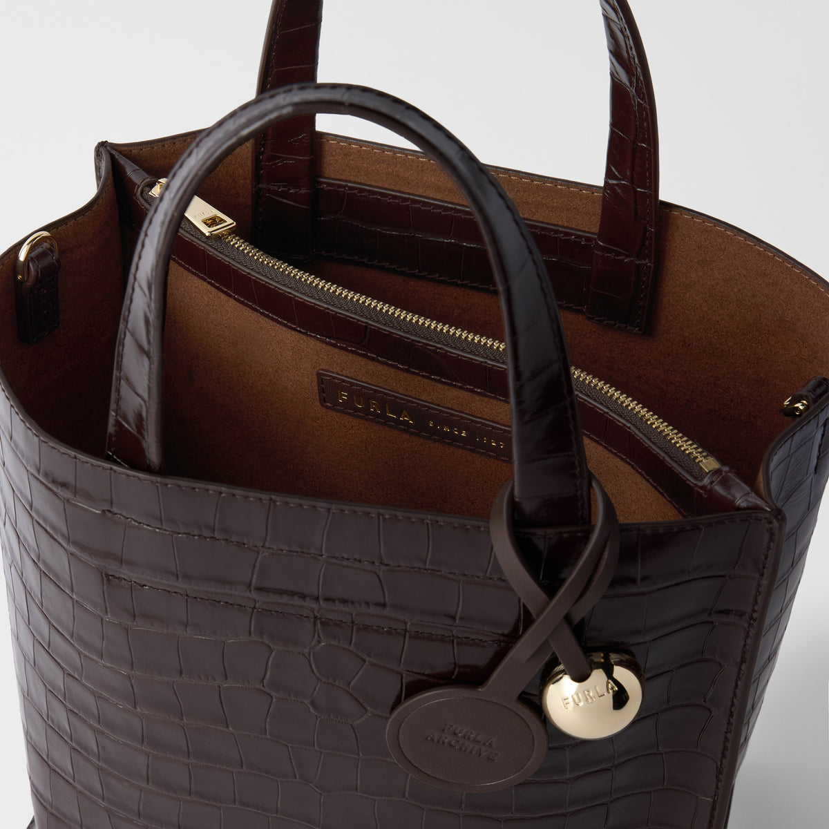 Small Divide It Tote - Cioccolato