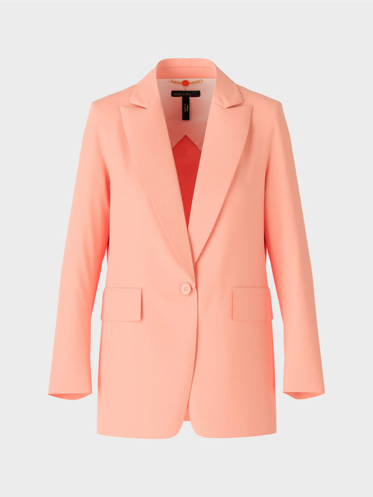 Long Blazer - Deep Peach