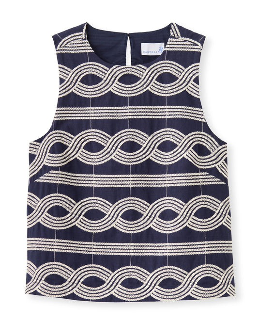Celeste Tank - Midnight Blue