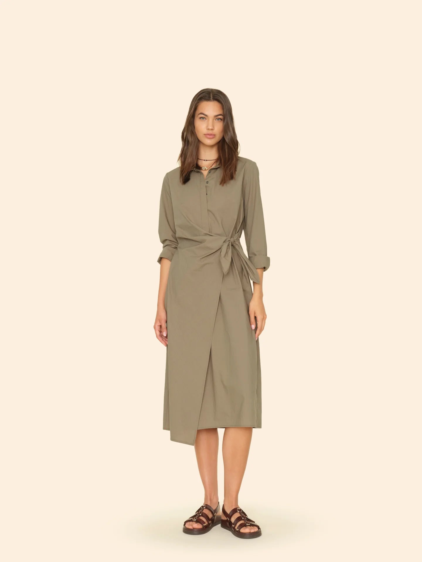 McCallister Dress - Army Green