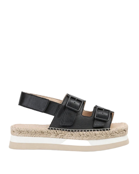 Thick-soled Sandals - Black