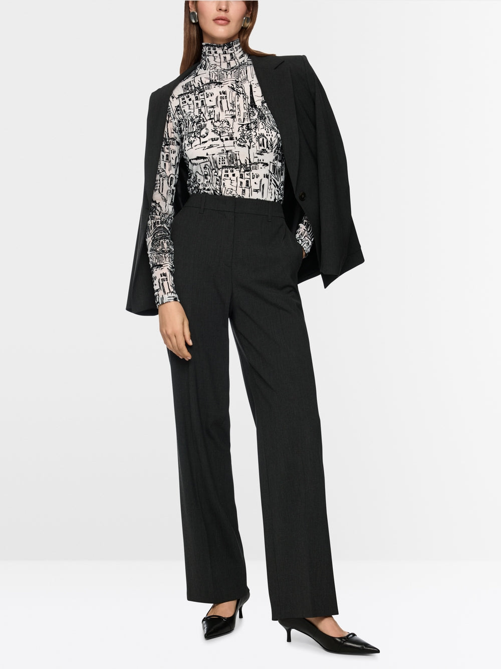 Long-sleeved Top with CITY Motif