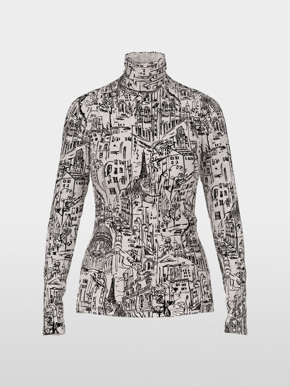 Long-sleeved Top with CITY Motif