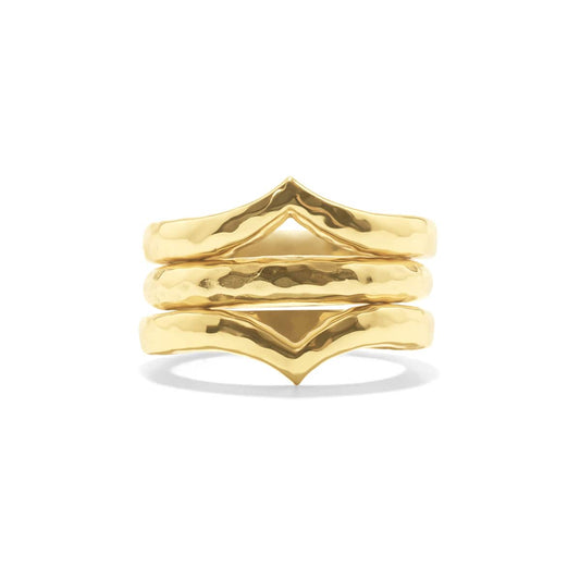 Cleopatra Stacking Ring - Set of 3