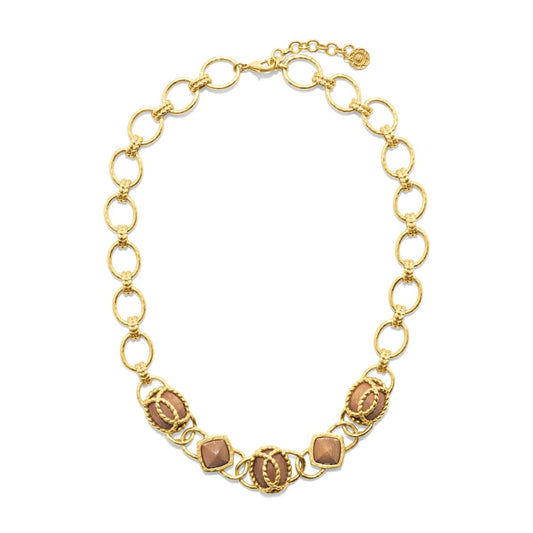 Blandine Chain Necklace in Teak