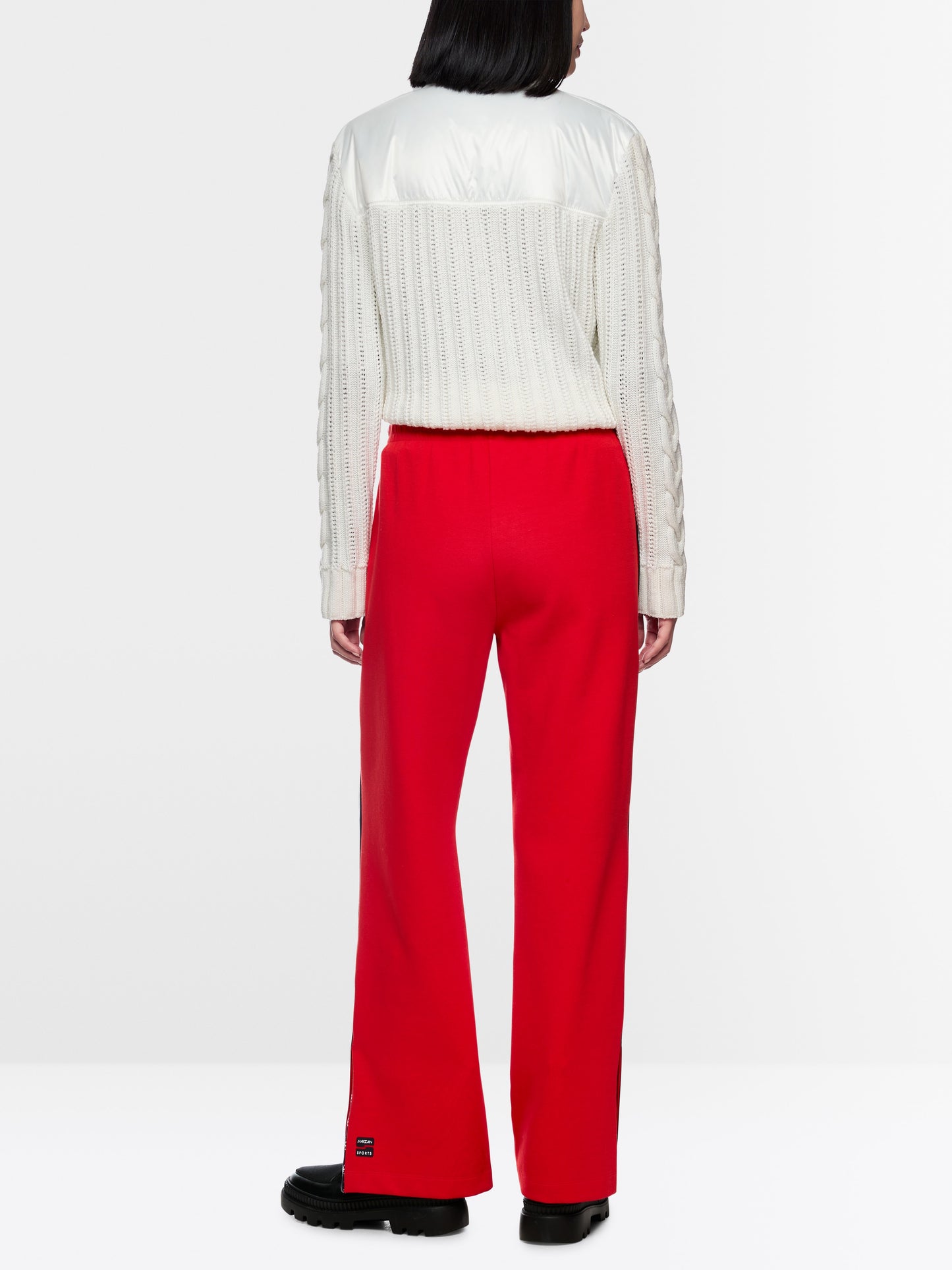 Washington Wide Cut Trousers - Cranberry