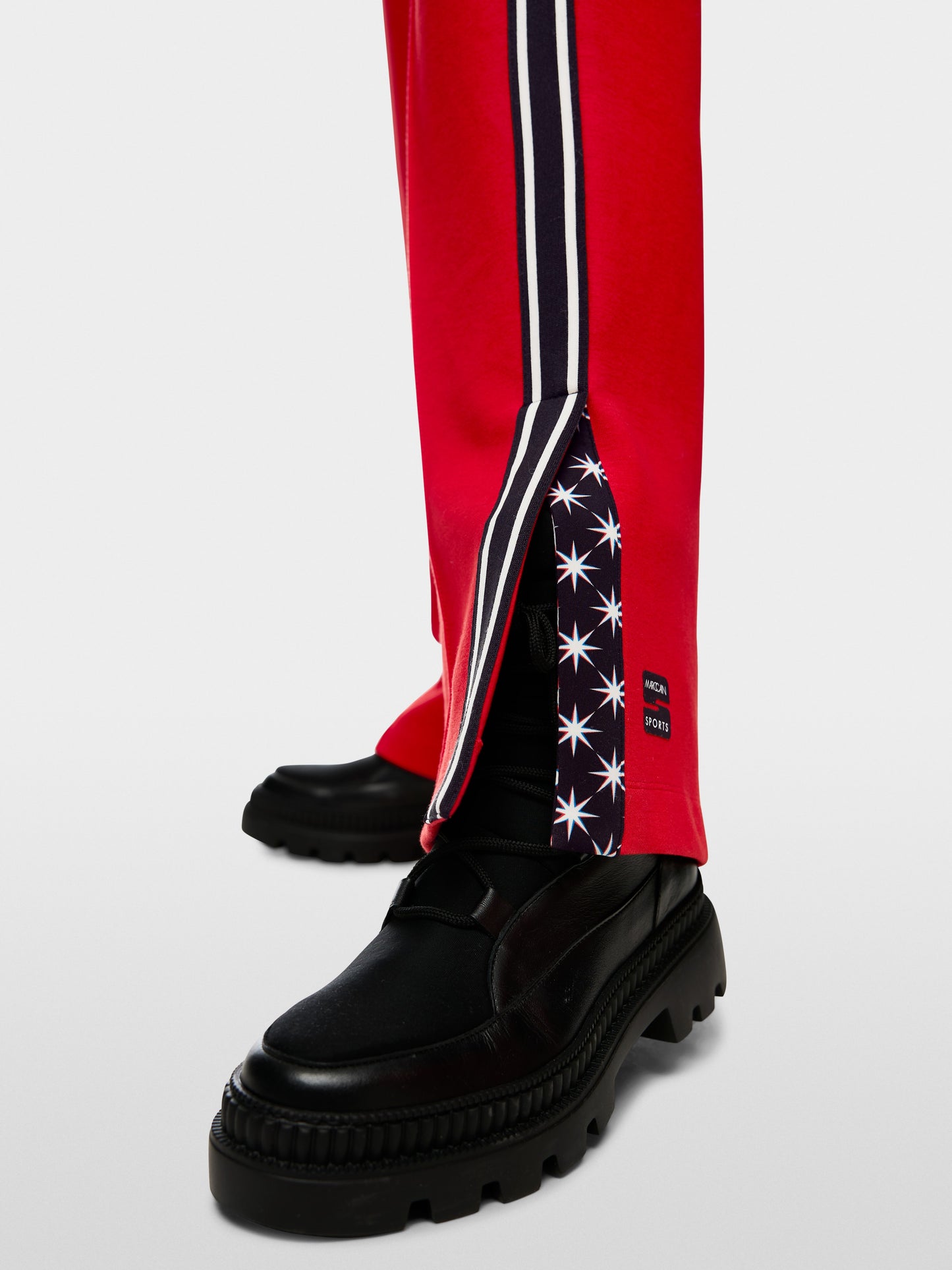 Washington Wide Cut Trousers - Cranberry