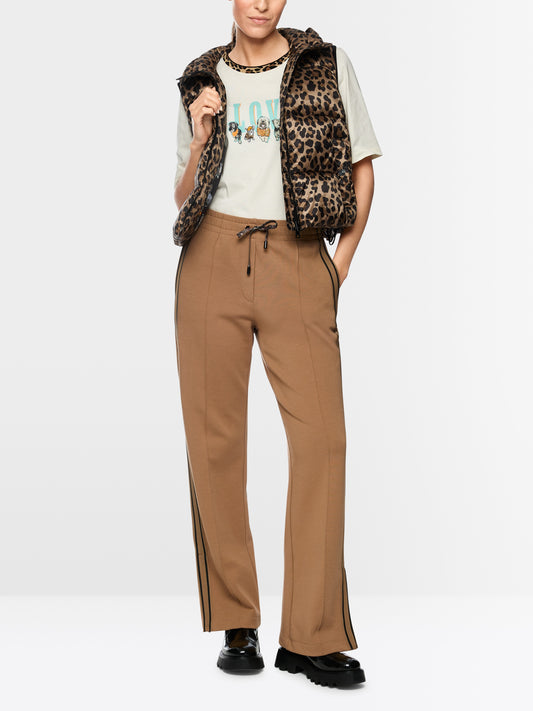 Washington Wide Cut Trousers - Milk Coffee