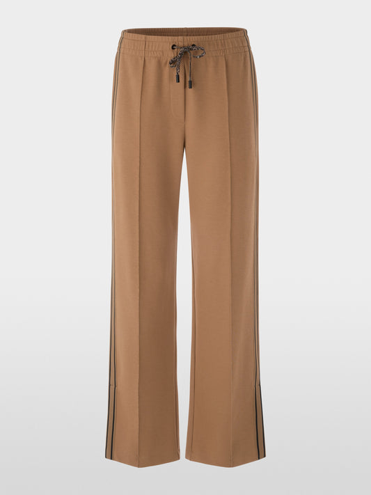 Washington Wide Cut Trousers - Milk Coffee