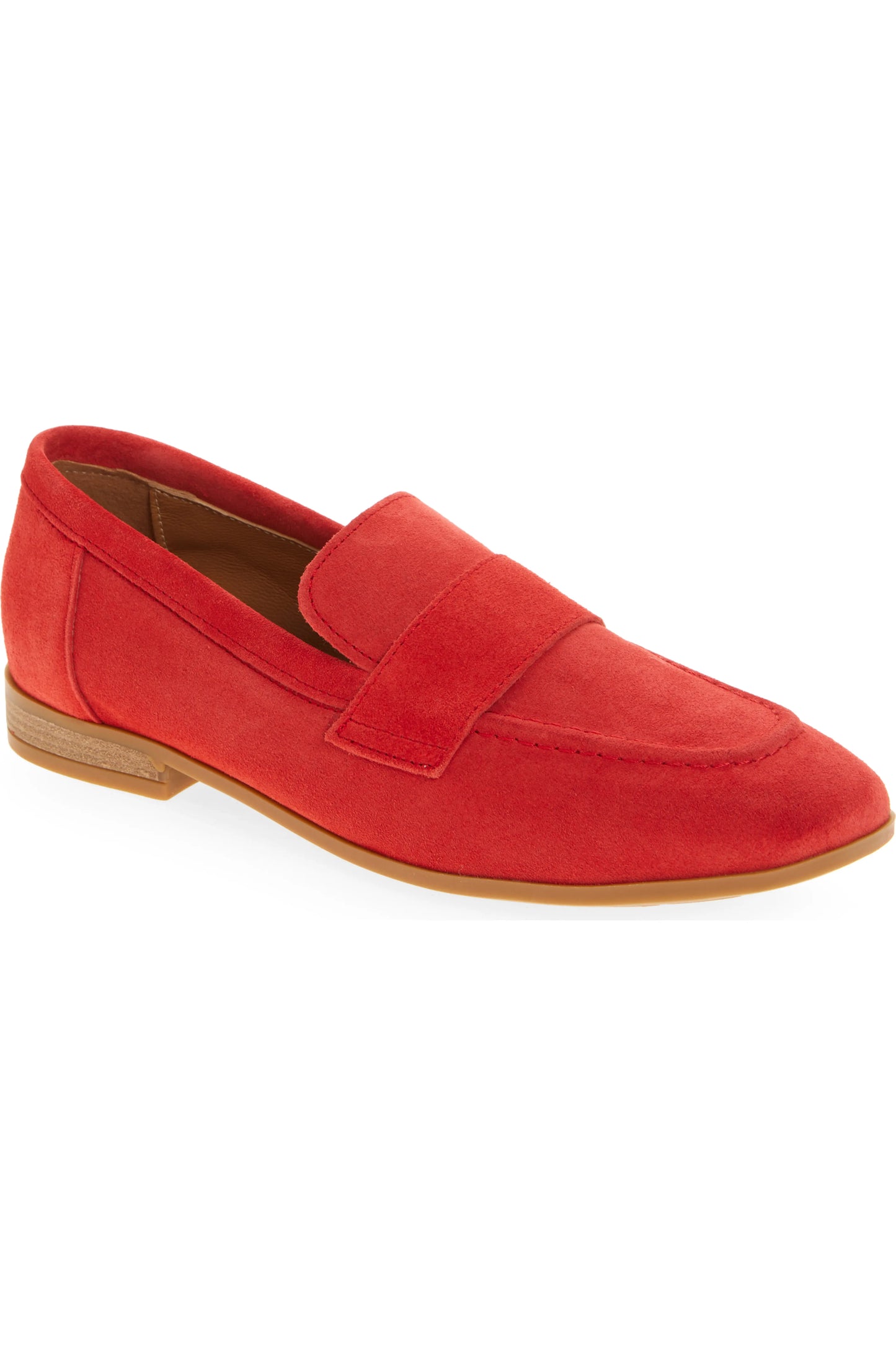 Ardelle Loafer - Red Suede