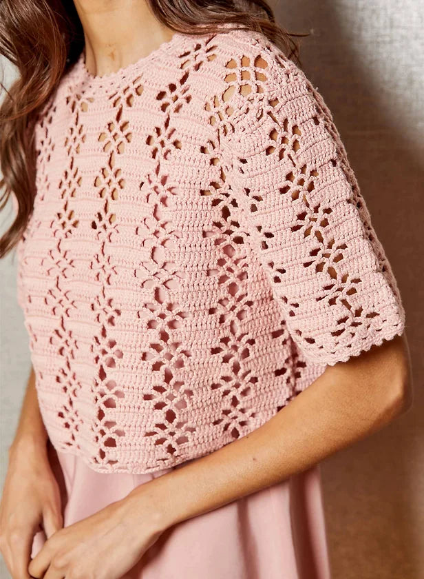 Tes Sweater / Dress Combo - Dusty Rose