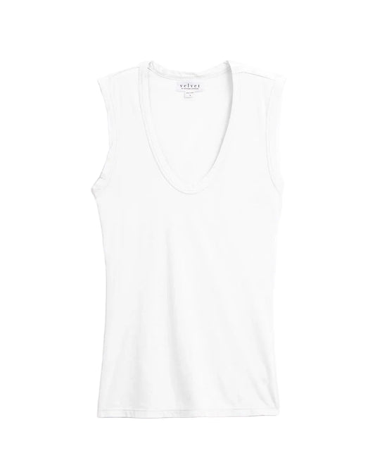 Rita Tank Top - White