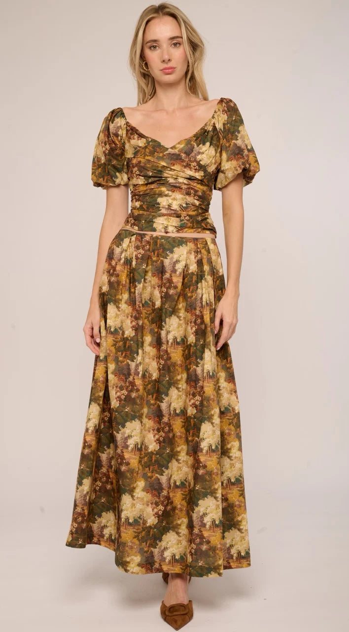 Ridley Skirt - Autumn Arboretum