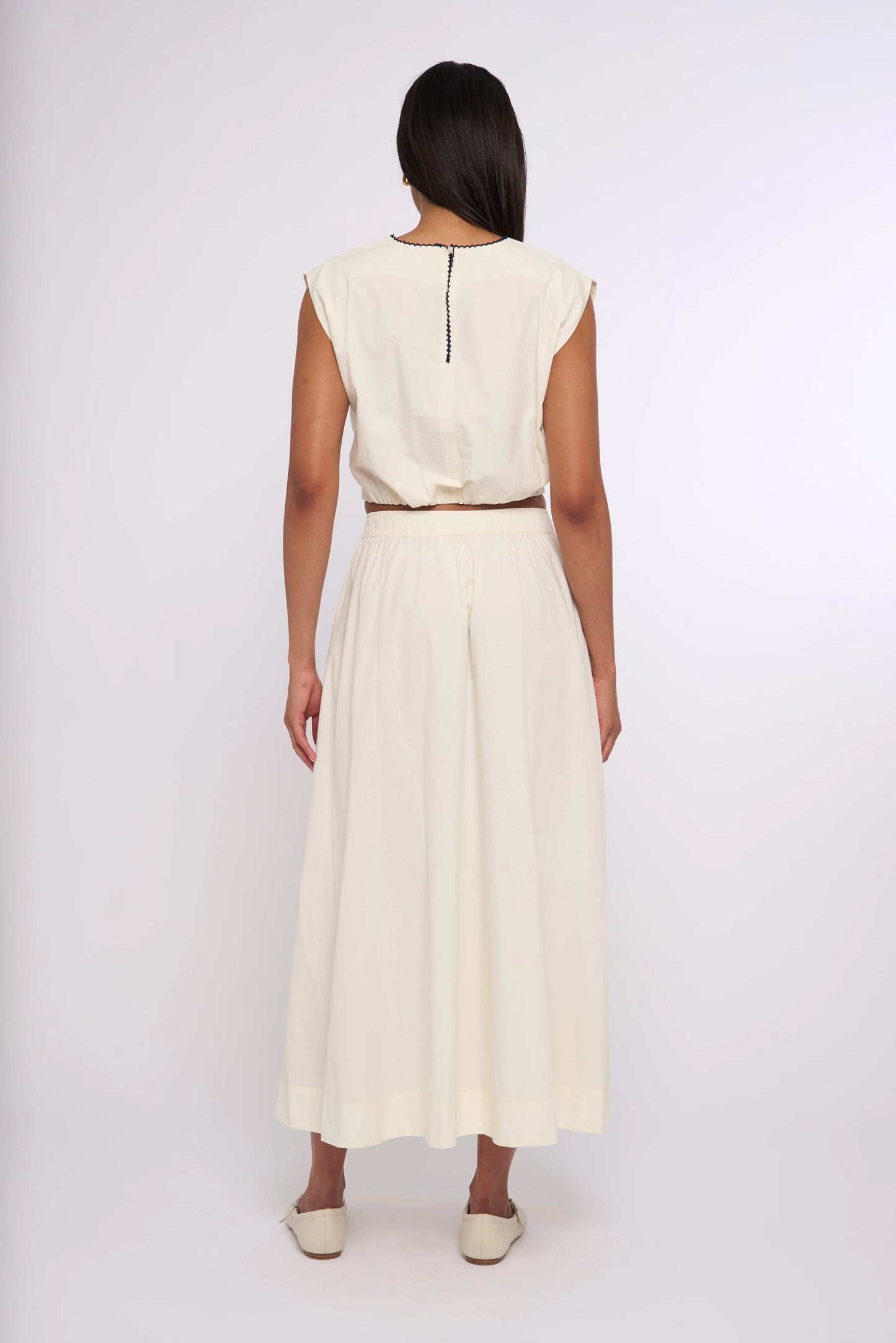 Porto Maxi Skirt - Kimber Embroidery