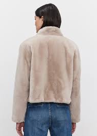 Sheena Faux Fur Jacket - Ash