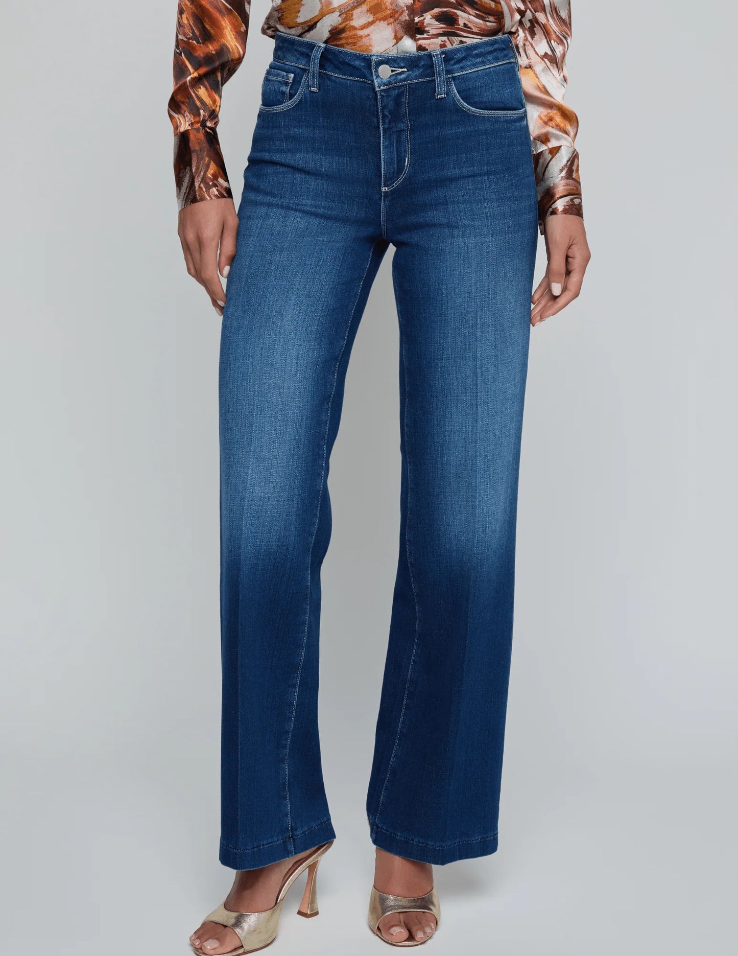 Scottie High Rise Wide Leg - Delaney