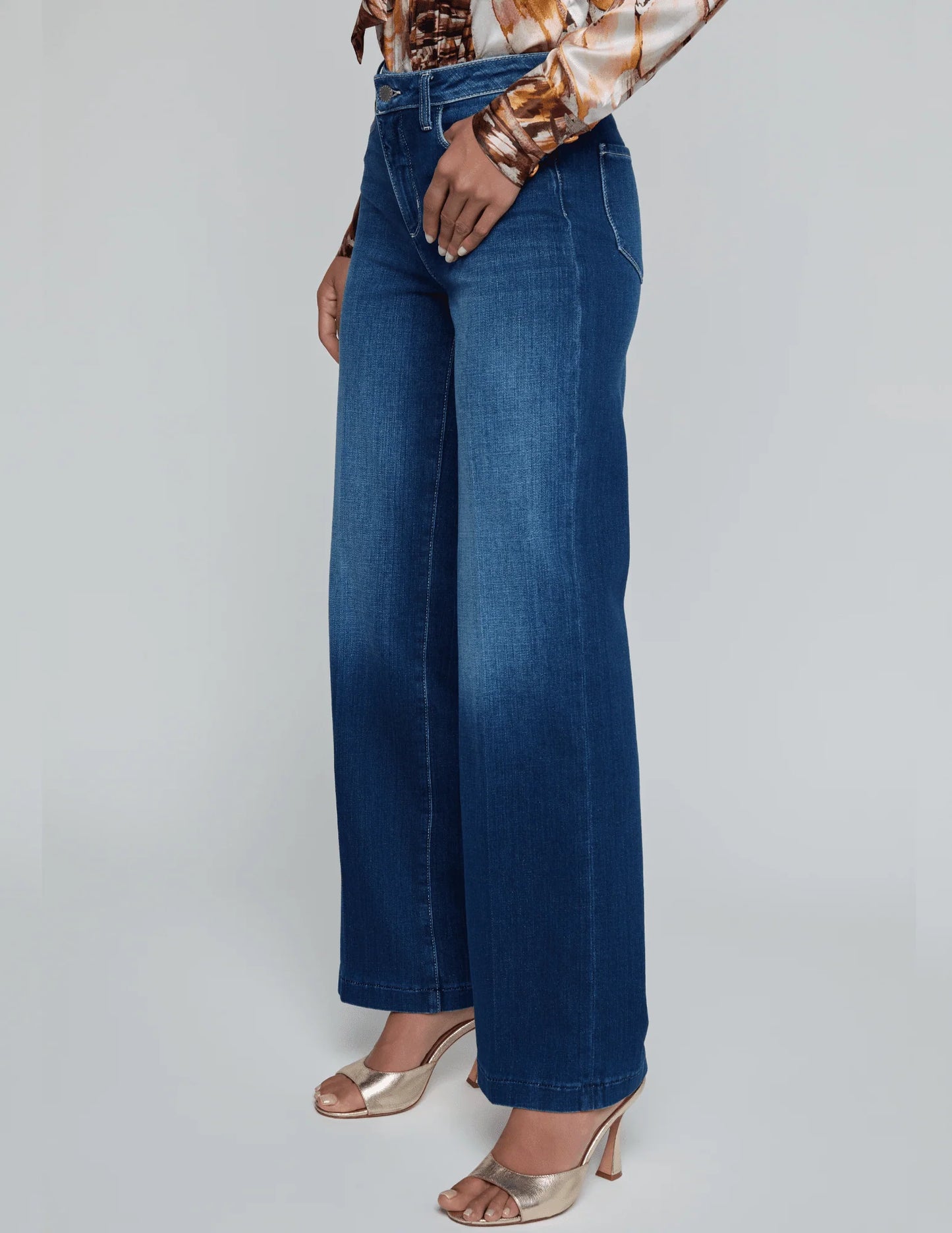 Scottie High Rise Wide Leg - Delaney