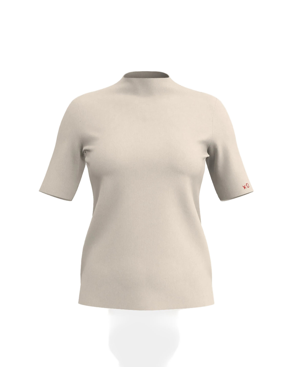 Marie Short Sleeve Sweater - Oyster