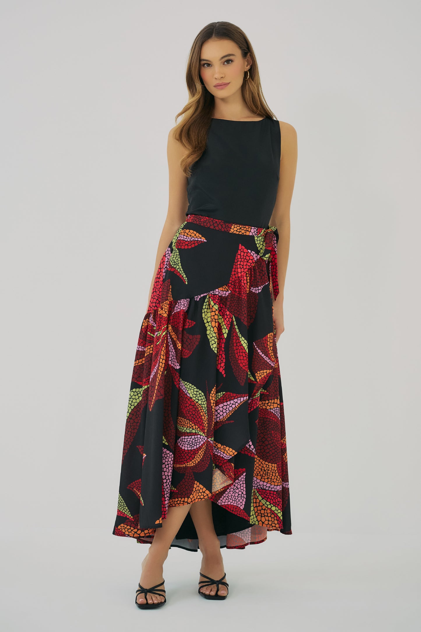 Vicky Skirt - Black/Multi