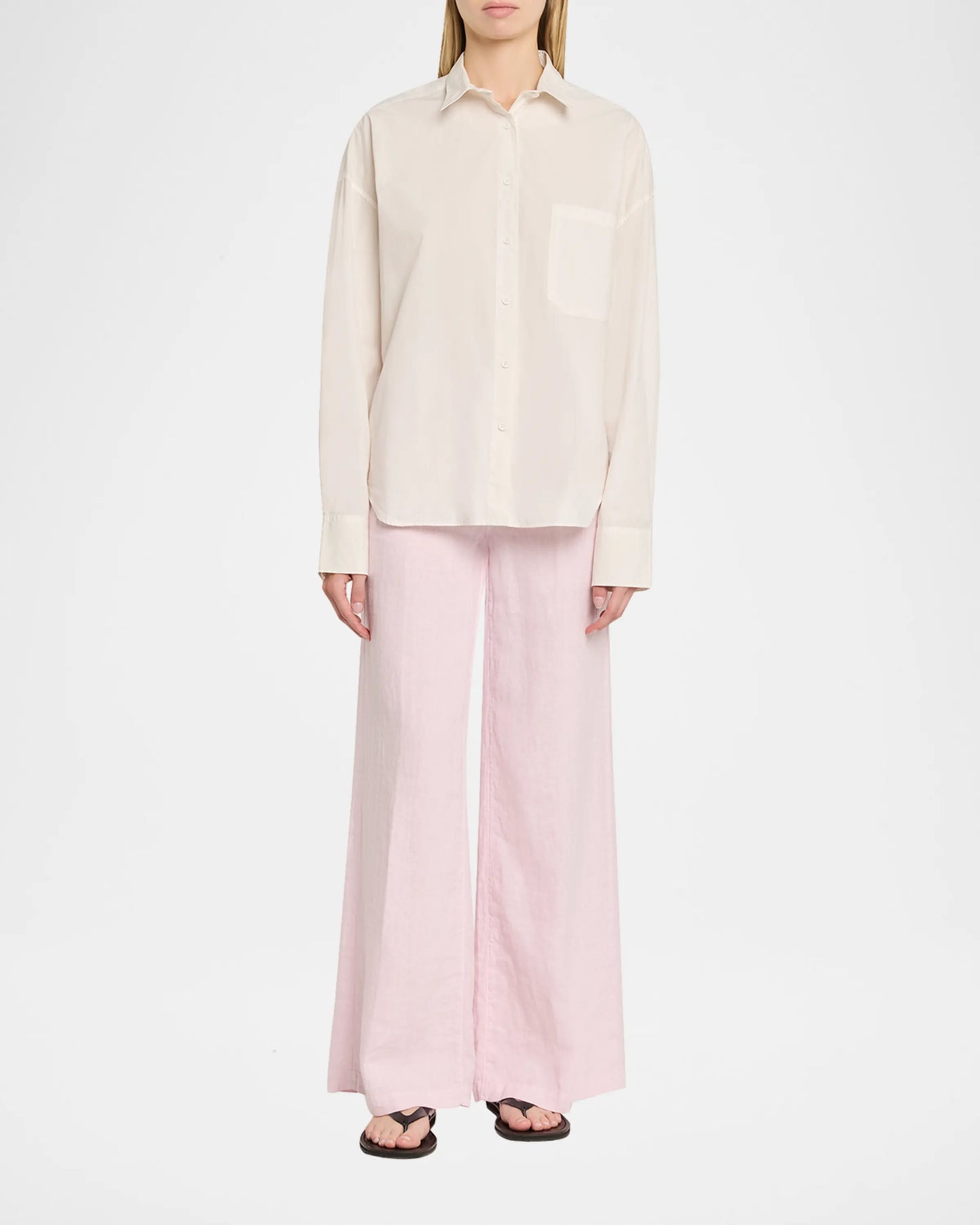 Amara High Rise Wide Leg - Icy Lilac