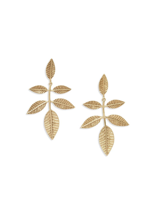 Leaf Earring - Gold