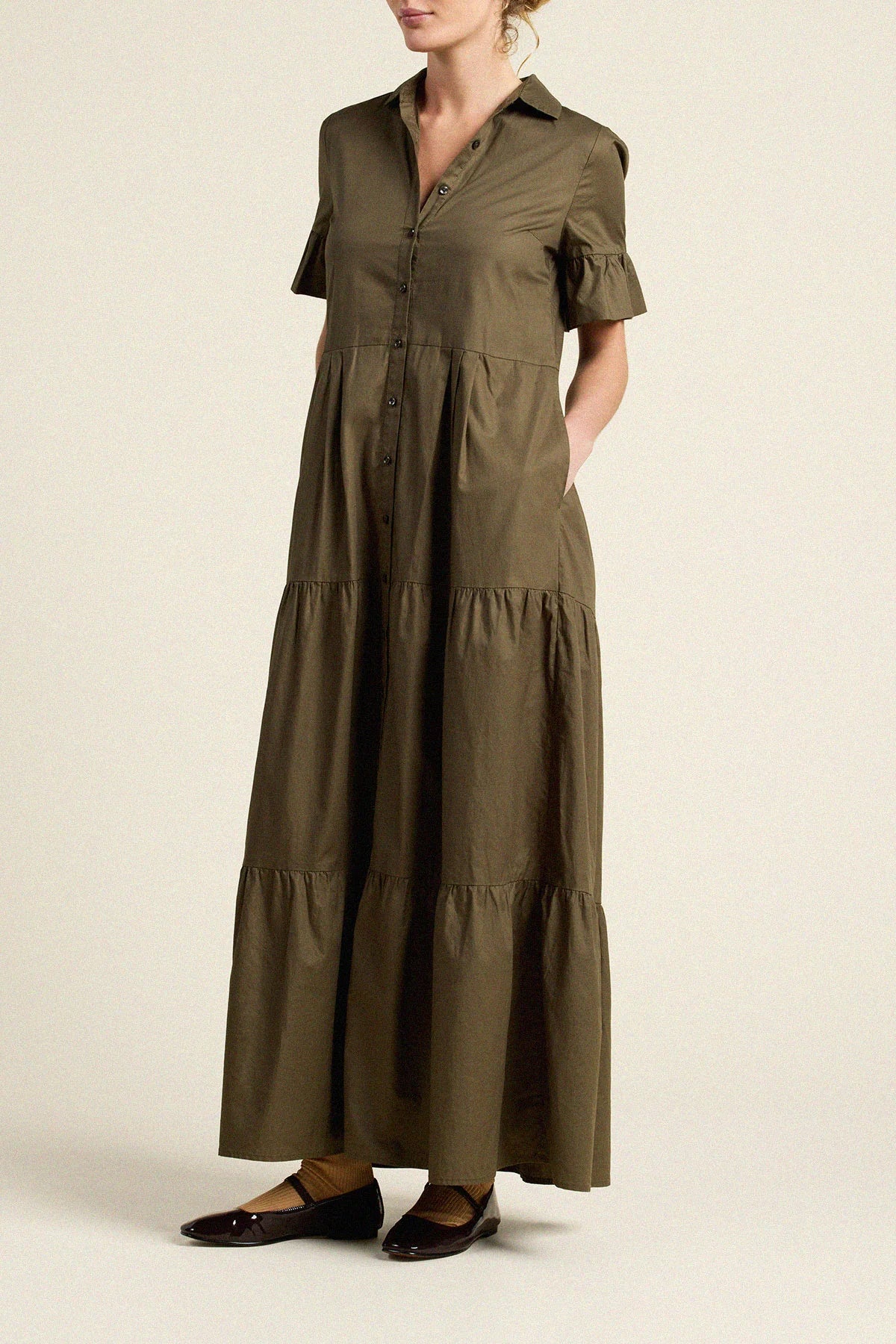 Martine Dress - Olive