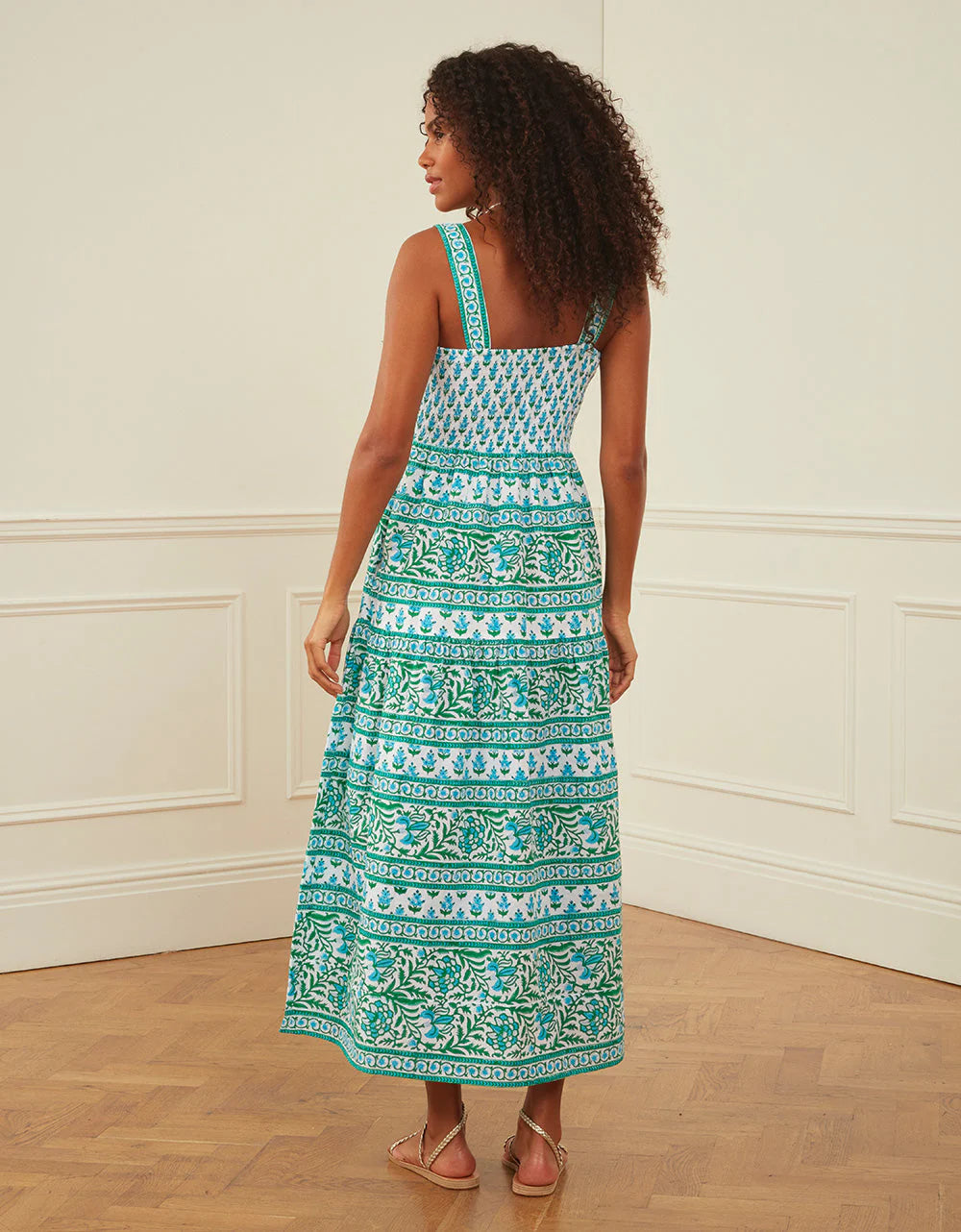 Lucia Dress - Aqua Mix