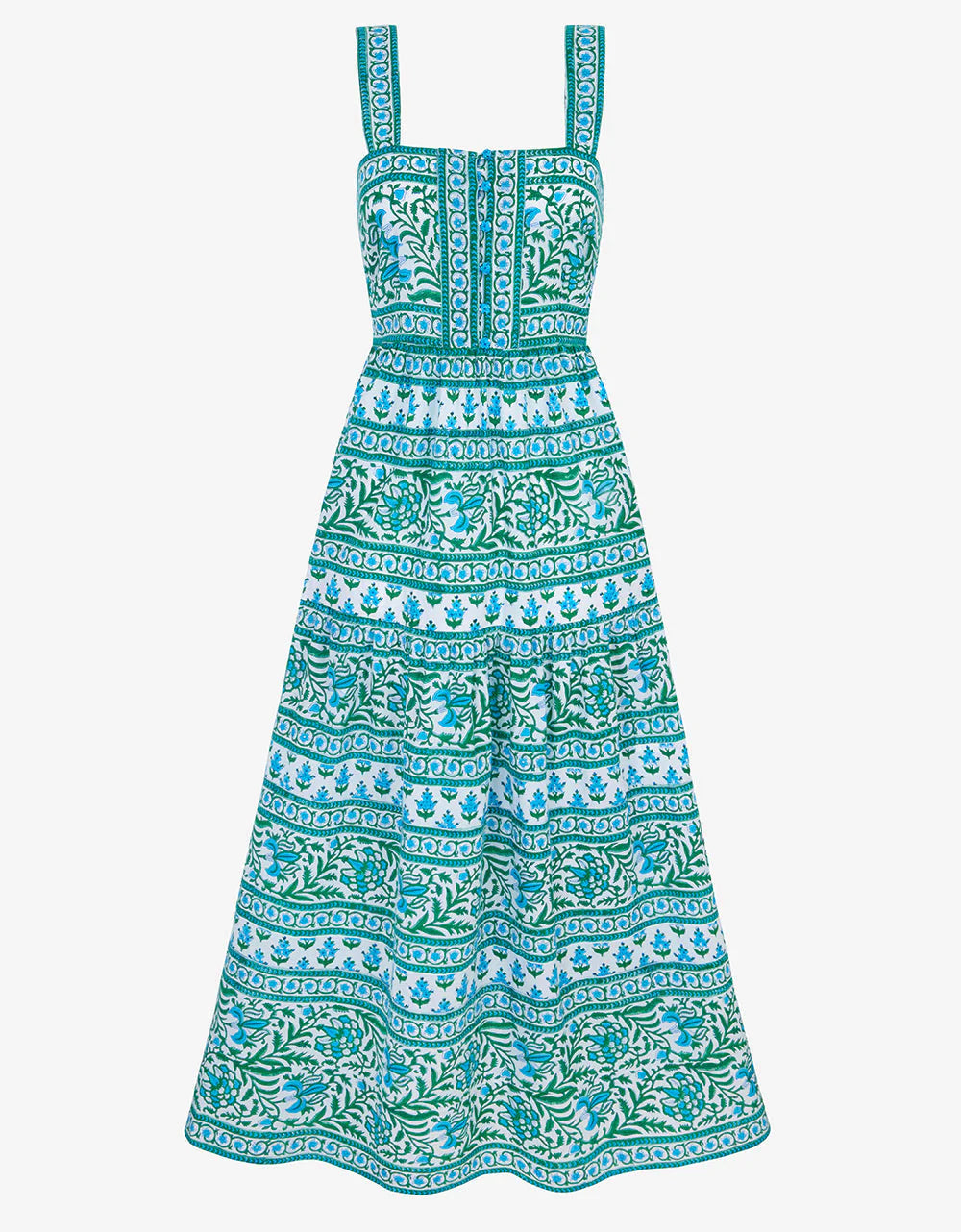 Lucia Dress - Aqua Mix