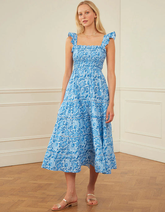 Jessica Dress - Azure Rose