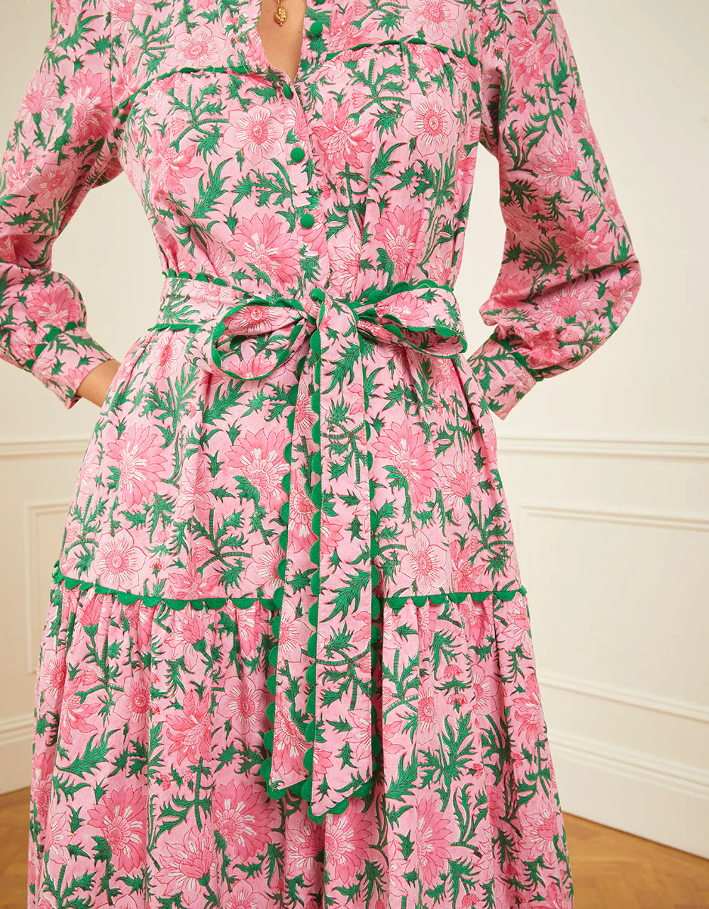 Margot Dress - Bubblegum Rose