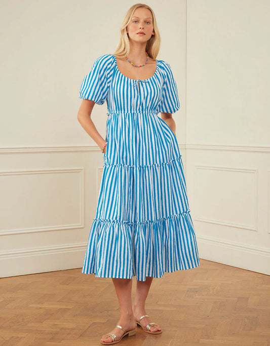 Evie Dress - French Stripe