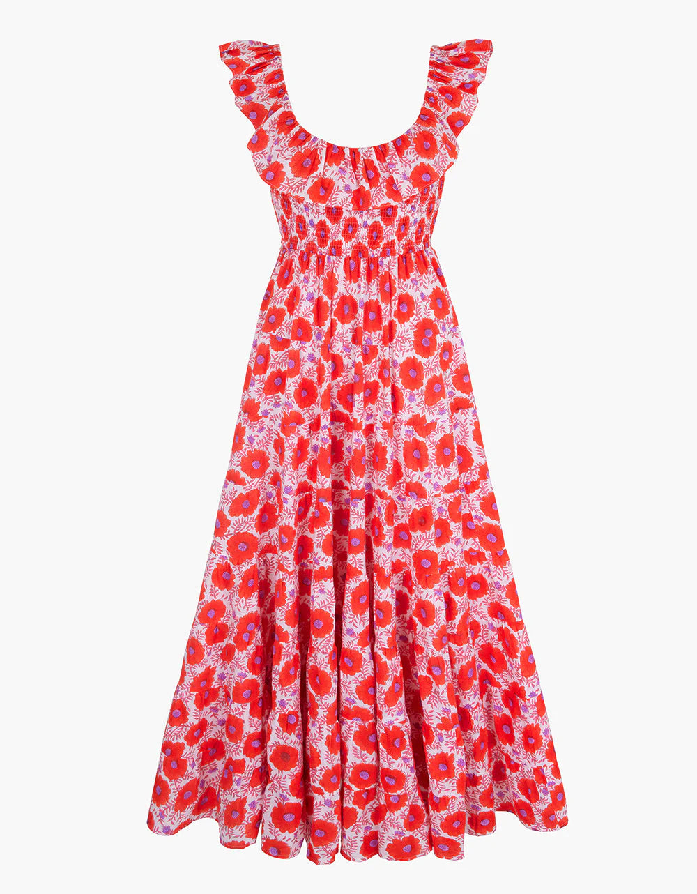 Susie Dress - Geranium Poppy